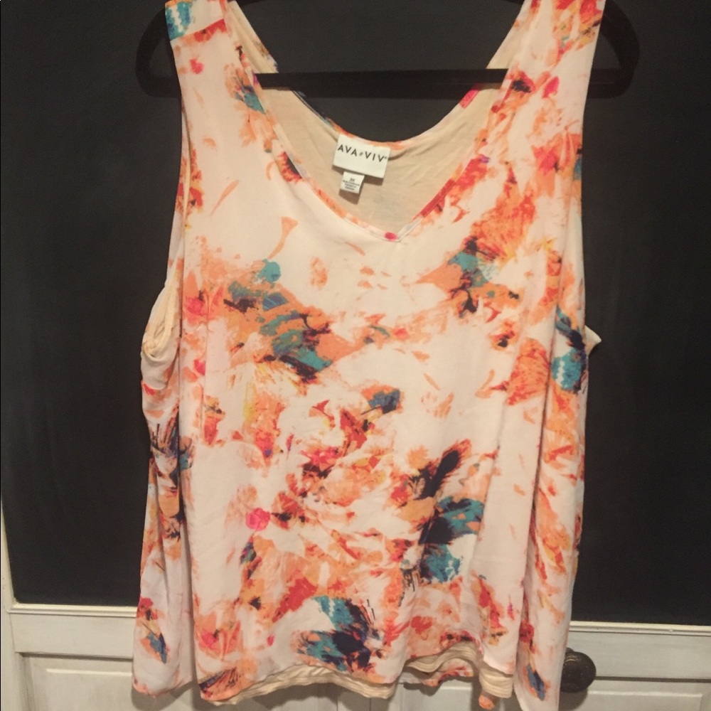 Chiffon tank